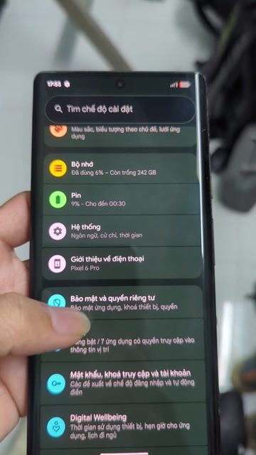 Google Pixel 6 Pro Xám OLED. Mua bán Điện thoại tại Huyện Bình Chánh Tp Hồ Chí Minh được đăng bởi Vũ Trần hình 1