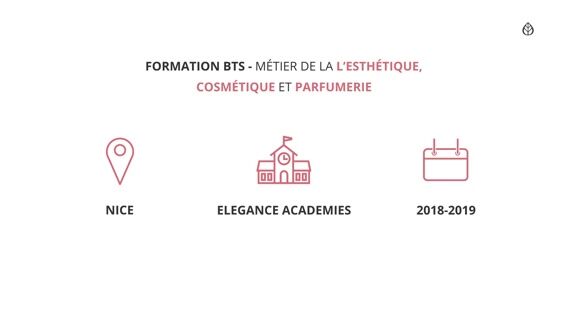 Présentation du BTS Esthétique Cosmétique Chez Elegance Academies