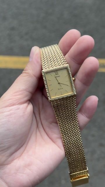 Đồng hồ Seiko Dolce Lụa Vàng 25x27mm. Mua bán Đồng hồ tại Thị xã Phước Long Bình Phước được đăng bởi Lê Thanh Tuyền hình 1