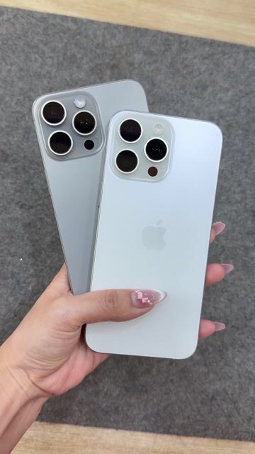 15 Pro Max 512GB Titan, Trắng bản mỹ. Mua bán Điện thoại tại Quận Thanh Khê Đà Nẵng được đăng bởi Meo Con hình 1