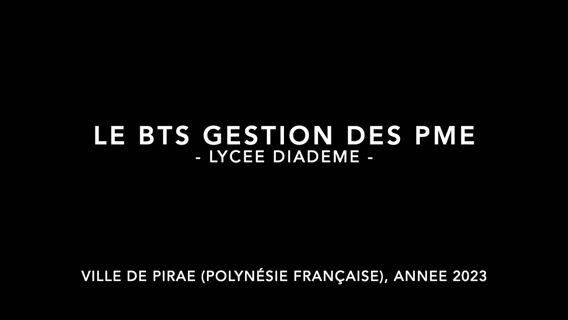 A la découverte du BTS Gestion des PME du lycée Diadème