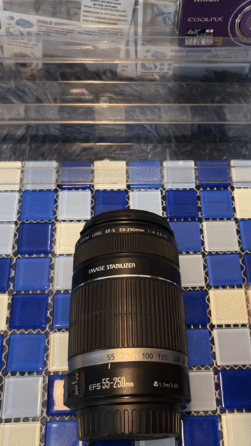 Ống kính Canon EF-S 55-250mm Đen. Mua bán Máy ảnh, Máy quay tại Huyện Củ Chi Tp Hồ Chí Minh được đăng bởi Nam hình 1