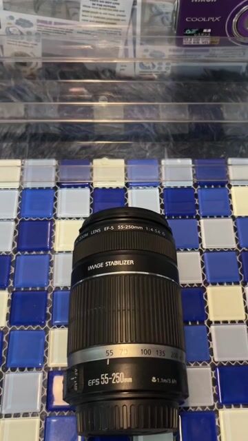 Ống kính Canon EF-S 55-250mm Đen. Mua bán Máy ảnh, Máy quay tại Huyện Củ Chi Tp Hồ Chí Minh được đăng bởi Nam hình 1