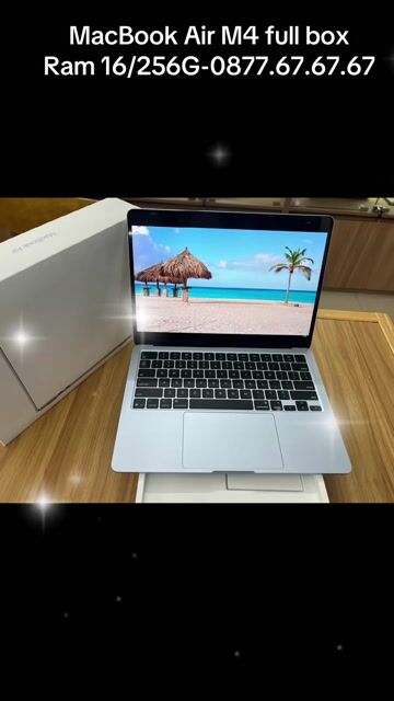 Apple MacBook Air M4 14 inch 16GB/256GB Xanh Da. Mua bán Laptop tại Thành phố Long Xuyên An Giang được đăng bởi Laptop Mai Lý Nghĩa hình 1