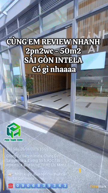 Mua bán Căn hộ Chung cư Sài Gòn Intela Huyện Bình Chánh Tp Hồ Chí Minh diện tích 50 m² giá 2,07 tỷ
