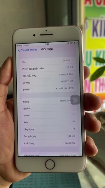 Apple iPhone 7 Plus 128GB Vàng hồng Like New. Mua bán Điện thoại tại Huyện Nhơn Trạch Đồng Nai được đăng bởi Điện Thoại Ngọc Hiệp hình 1