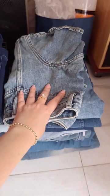 Quần jeans nữ denim xanh. Mua bán Quần áo tại Quận Gò Vấp Tp Hồ Chí Minh được đăng bởi Tina hình 1