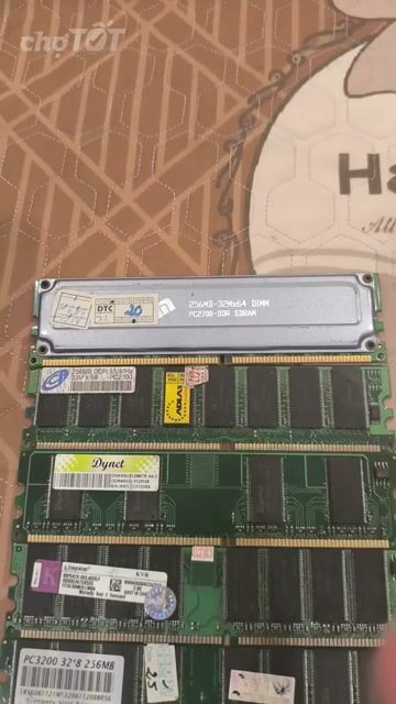 RAM DDR1, DDR2 256MB 512MB. Mua bán Linh kiện (RAM, Card...) tại Huyện Gia Lâm Hà Nội được đăng bởi Thanh Huyền Nguyễn hình 1