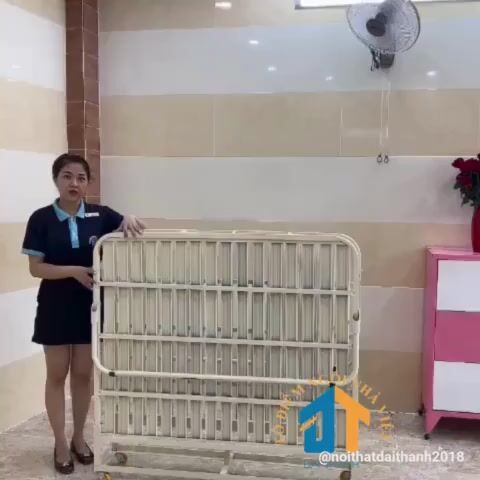 Giường sắt xếp di động 1m2x2m. Mua bán Giường, chăn ga gối nệm tại Quận 4 Tp Hồ Chí Minh được đăng bởi Lê Thắng hình 1