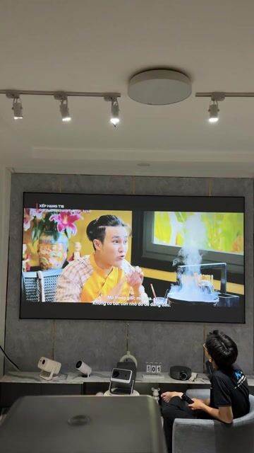 Máy chiếu K9 Cinelux – chiếu cho homestay, cafe. Mua bán Máy ảnh, Máy quay tại Quận 12 Tp Hồ Chí Minh được đăng bởi Shop Máy Chiếu Saigon hình 1