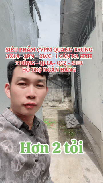 Mua bán Nhà ở Quận 12 Tp Hồ Chí Minh diện tích 51 m² giá 2,78 tỷ