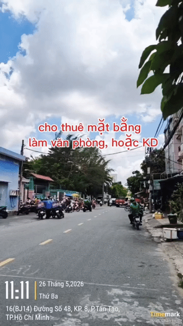 Cho thuê Văn phòng, Mặt bằng kinh doanh Quận Bình Tân Tp Hồ Chí Minh diện tích 64 m² giá 9,5 triệu/tháng