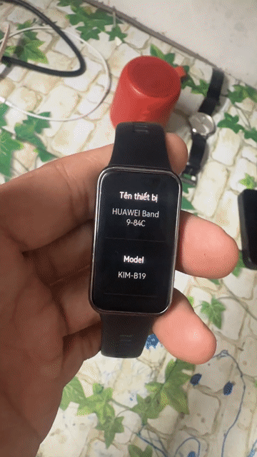 Huawei Band 9-84C Đen. Mua bán Thiết bị đeo thông minh tại Quận Bình Thuỷ Cần Thơ được đăng bởi Thầy Tiến 2hand hình 1