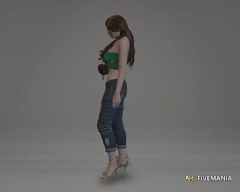 Anita | Female Ped | Multiple Outfits | Optimized & Fivem Ready [Add-On] — video preview