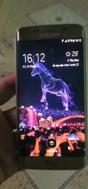 Samsung Galaxy S6 Edge Vàng. Mua bán Điện thoại tại Thành phố Thủ Đức Tp Hồ Chí Minh được đăng bởi binh hình 1