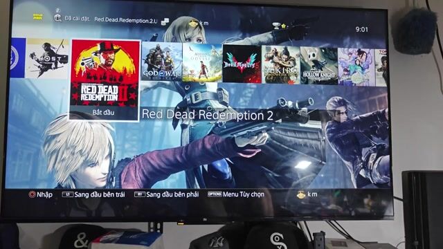PS4 pro 1tb hack 9.00 nhanh ko cần usb mồi