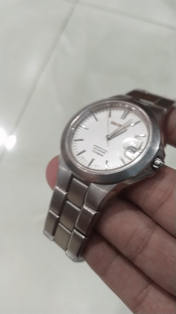 Đồng hồ Seiko Titanium Bạc 38. Mua bán Đồng hồ tại Quận Cẩm Lệ Đà Nẵng được đăng bởi Đồng hồ Đà Nẵng  hình 1