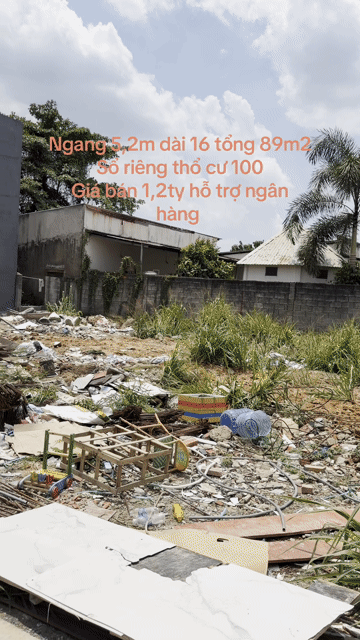 Mua bán Đất Huyện Vĩnh Cửu Đồng Nai diện tích 89 m² giá 1,2 tỷ