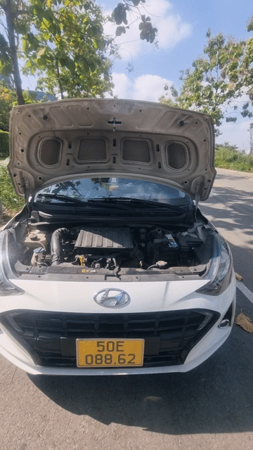 Hyundai i10 2023 180000 km Trắng. Mua bán Ô tô tại Quận Gò Vấp Tp Hồ Chí Minh được đăng bởi Dũng Caohung hình 1