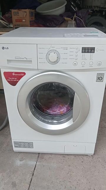 Máy giặt LG 7kg Inverter DirectDrive nước nóng. Mua bán Máy giặt tại Quận Tân Phú Tp Hồ Chí Minh được đăng bởi Điện Tử Quách Điêu hình 1