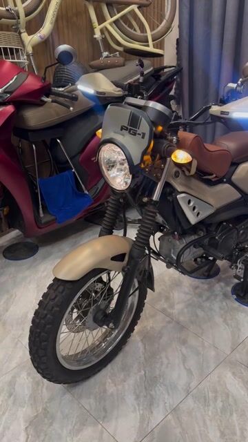 Xe máy Yamaha PG-1 màu Be. Mua bán Xe máy tại Quận 8 Tp Hồ Chí Minh được đăng bởi trâm lê hình 1