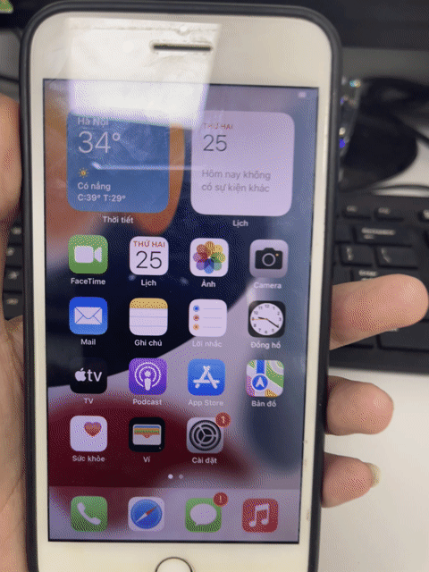 iPhone 7 Plus 32GB Vàng. Mua bán Điện thoại tại Huyện Hoài Đức Hà Nội được đăng bởi Lan hình 1