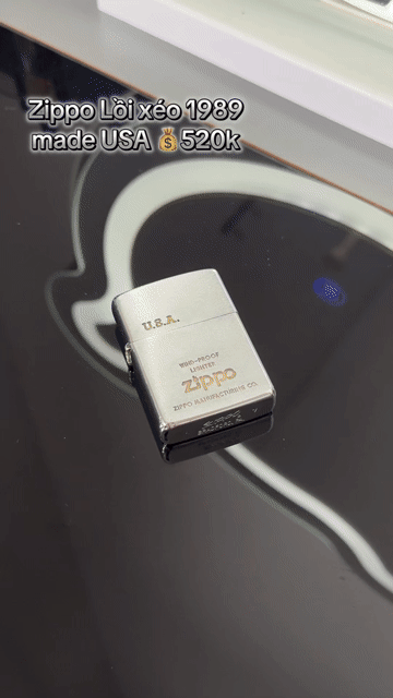 Zippo Lõi xéo 1989. Mua bán Đồ sưu tầm, đồ cổ tại Quận 7 Tp Hồ Chí Minh được đăng bởi Thanh Tâm hình 1