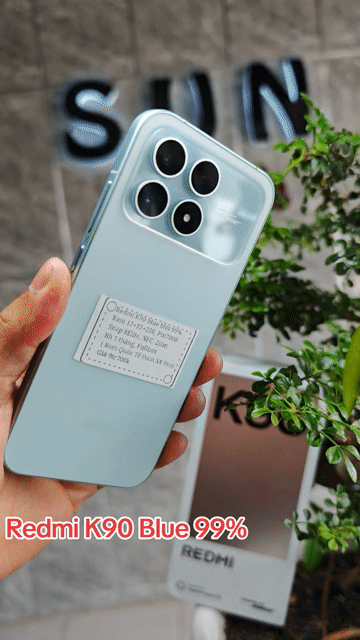 Redmi K90 Blue 99% R12+256 Snap8elit Pin7000 . Mua bán Điện thoại tại Huyện Trảng Bàng Tây Ninh được đăng bởi Sun Mobile Shop Điện Thoại Trảng Bàng Tây Ninh 01 hình 1