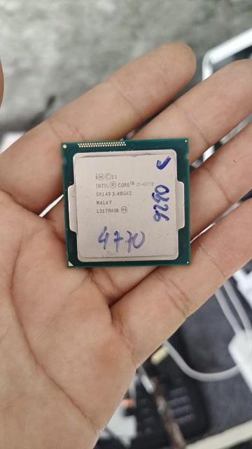 Cpu i7 4770 giá 800k. Mua bán Linh kiện (RAM, Card...) tại Thành phố Thuận An Bình Dương được đăng bởi Hoang nguyên hình 1