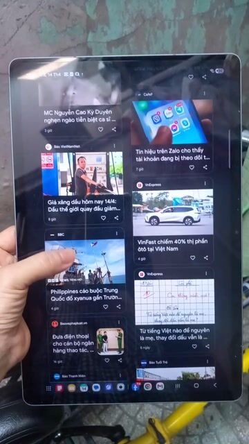 Samsung Galaxy Tab S9 FE+ Xám. Mua bán Máy tính bảng tại Quận Tân Phú Tp Hồ Chí Minh được đăng bởi Lam Truong hình 1