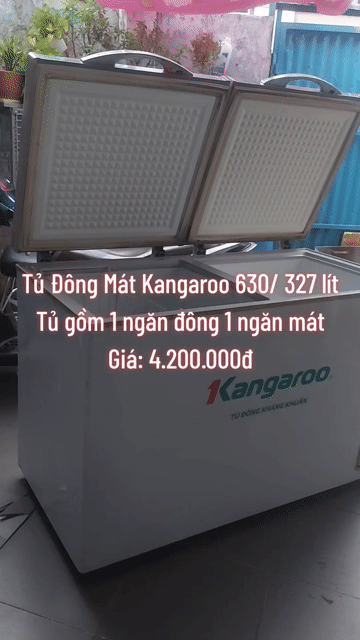 Tủ đông mát Kangaroo 327 lít thanh lý . Mua bán Tủ lạnh tại Quận Tân Bình Tp Hồ Chí Minh được đăng bởi ĐIỆN MÁY VUI VẺ hình 1