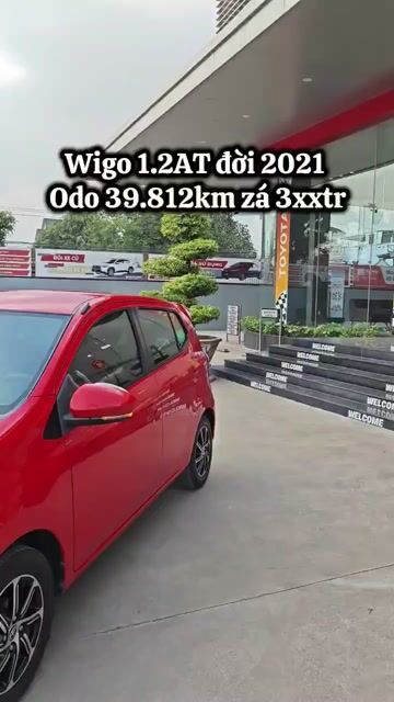 Toyota Wigo 2021 1.2AT Đỏ 39.812km. Mua bán Ô tô tại Huyện Long Thành Đồng Nai được đăng bởi Lương Toyota Xe Đã Qua Sử Dụng Chính Hãng  hình 1