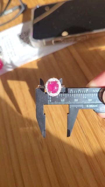 Đá ruby đỏ tươi lên nhẫn bạc hàng chế tác riêng. Mua bán Phụ kiện thời trang khác tại Quận Bình Tân Tp Hồ Chí Minh được đăng bởi Rio Natural Gemstone Jewelry hình 1