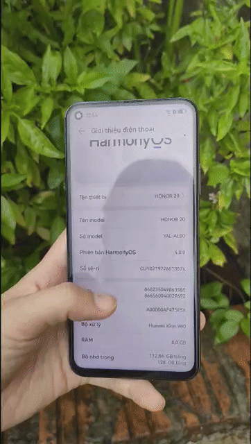 Honor 20 128GB Đen. Mua bán Điện thoại tại Huyện Mê Linh Hà Nội được đăng bởi NAD Tech hình 1