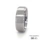 8mm Brushed Raised Centre Tantalum Ring 360 video