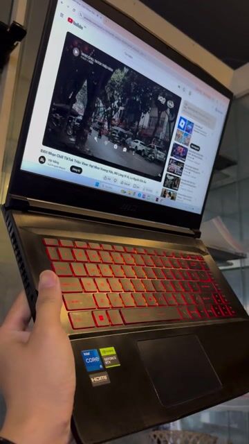 Thanh lý Laptop Gaming MSI i5-12450H Rtx4050 6Gb. Mua bán Laptop tại Quận Gò Vấp Tp Hồ Chí Minh được đăng bởi Thanh lí cầm đồ hình 1