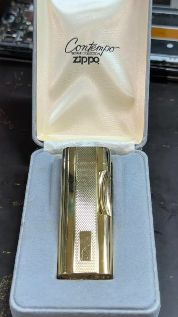 Bật lửa Zippo Contempo Vàng. Mua bán Đồ sưu tầm, đồ cổ tại Huyện Cần Giờ Tp Hồ Chí Minh được đăng bởi Dương Trà hình 1
