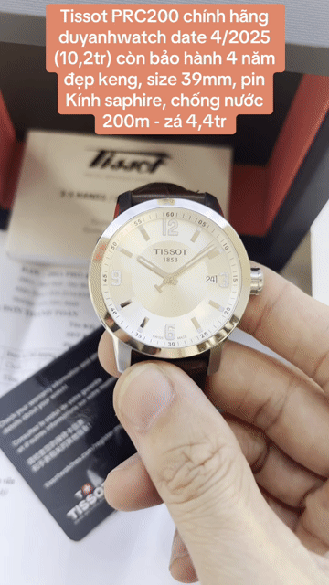 Đồng hồ Tissot PRC200 chính hãng duyanhwatch 2030. Mua bán Đồng hồ tại Thị xã Sơn Tây Hà Nội được đăng bởi Nguyễn xuân vị hình 1
