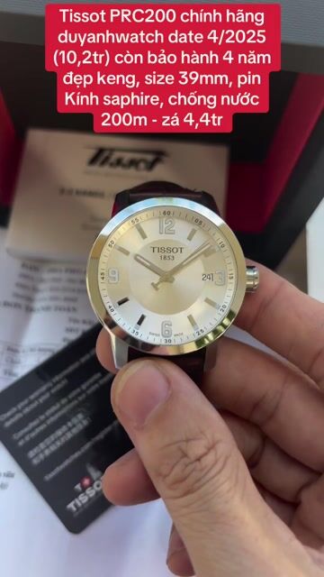 Đồng hồ Tissot PRC200 chính hãng duyanhwatch 2030. Mua bán Đồng hồ tại Thị xã Sơn Tây Hà Nội được đăng bởi Nguyễn xuân vị hình 1