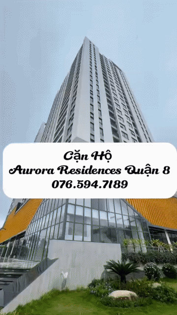Cho thuê Căn hộ Chung cư Aurora Residences Quận 8 Tp Hồ Chí Minh diện tích 88 m² giá 8 triệu/tháng