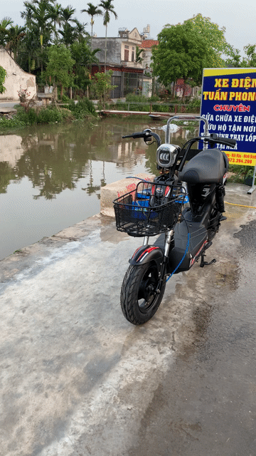 Bình acquy mới Xe đạp điện 133M màu Đen. Mua bán Xe đạp tại Huyện Hải Hậu Nam Định được đăng bởi Trần Tuấn Phong hình 1