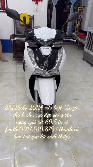 Honda SH 125 CBS 2024 Trắng. Mua bán Xe máy tại Thành phố Vũng Tàu Bà Rịa - Vũng Tàu được đăng bởi XE MÁY BẢO THANH  TPVŨNG TÀU hình 1