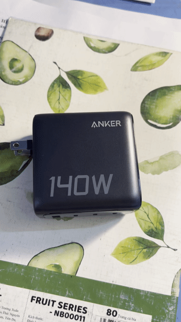 Cục sạc Anker Zolo 140W. Mua bán Phụ kiện (Màn hình, Chuột...) tại Huyện Quốc Oai Hà Nội được đăng bởi Việt Ank hình 1