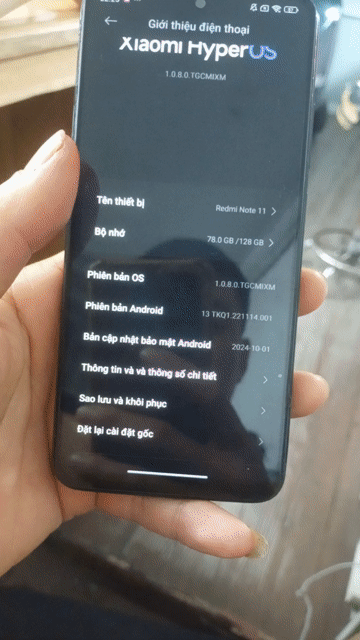 Xiaomi Redmi Note 11S 128GB Đen. Mua bán Điện thoại tại Quận Hoàng Mai Hà Nội được đăng bởi SHOP PHỤ KIỆN INTERNET hình 1