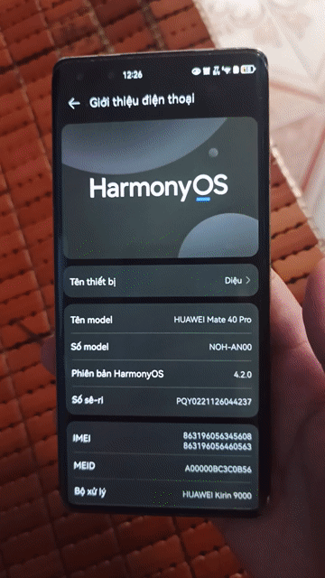 Huawei Mate 40 Pro 256GB màu đa sắc . Mua bán Điện thoại tại Quận Thanh Xuân Hà Nội được đăng bởi Đức phạm hình 1