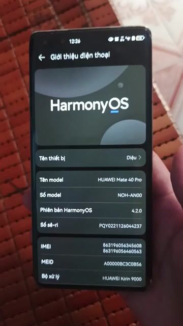 Huawei Mate 40 Pro 256GB màu đa sắc . Mua bán Điện thoại tại Quận Thanh Xuân Hà Nội được đăng bởi Đức phạm hình 1