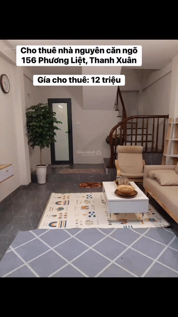 Cho thuê Nhà ở Quận Thanh Xuân Hà Nội diện tích 30 m² giá 12 triệu/tháng