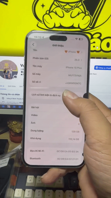 Apple iPhone 15 Plus 128GB Xanh lá. Mua bán Điện thoại tại Quận Bình Thạnh Tp Hồ Chí Minh được đăng bởi Trang hình 1