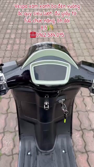 Xe máy điện Vespa Xám xanh bơ. Mua bán Xe điện tại Quận Bắc Từ Liêm Hà Nội được đăng bởi Xe điện Bình Phương hình 1