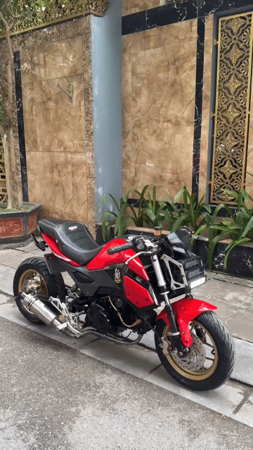 Honda MSX 125cc Đỏ Phanh đĩa -độ Full lùn độ đẹp. Mua bán Xe máy tại Quận Cầu Giấy Hà Nội được đăng bởi Tong motor xe may hình 1